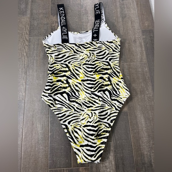 NWOT Kendall and Kylie Acid Zebra One Piece - Picture 5 of 9